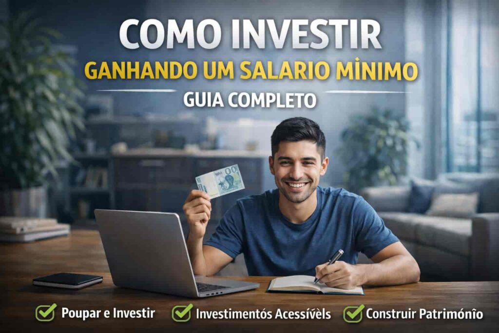 Como investir ganhando um salário mínimo usando estratégias simples de poupança e investimentos acessíveis