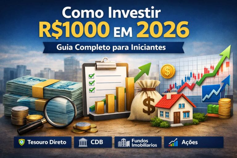 como investir 1000 reais em 2026 guia completo para iniciantes