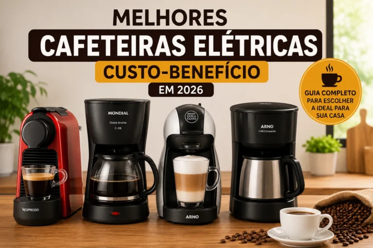 ☕ Melhores Cafeteiras Elétricas Custo-Benefício em 2026